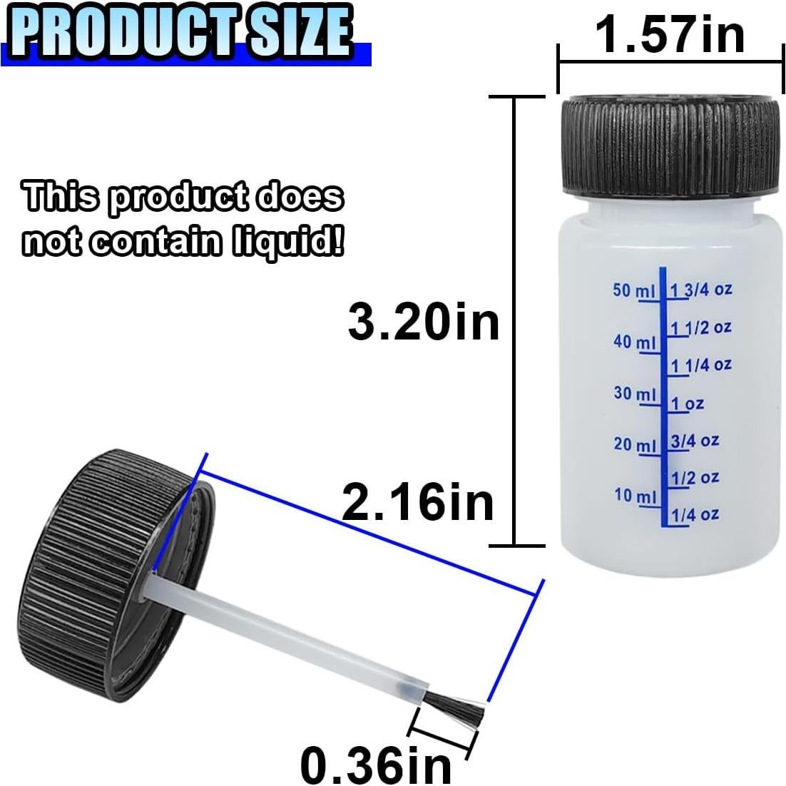 Botella de Retoque de Pintura DUSCOKE 60ml con Brocha - 6PCS