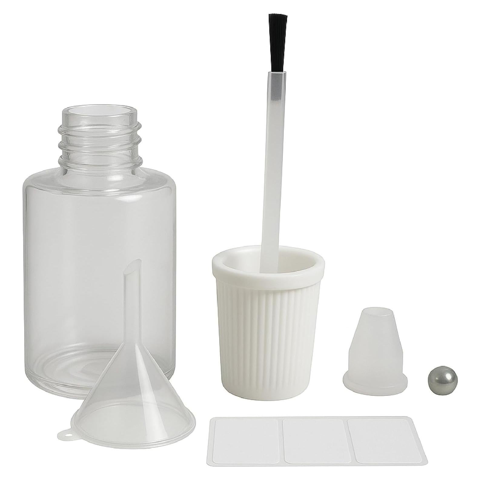 Paquete de 50 botellas recargables 20ml LAUCO con cepillo