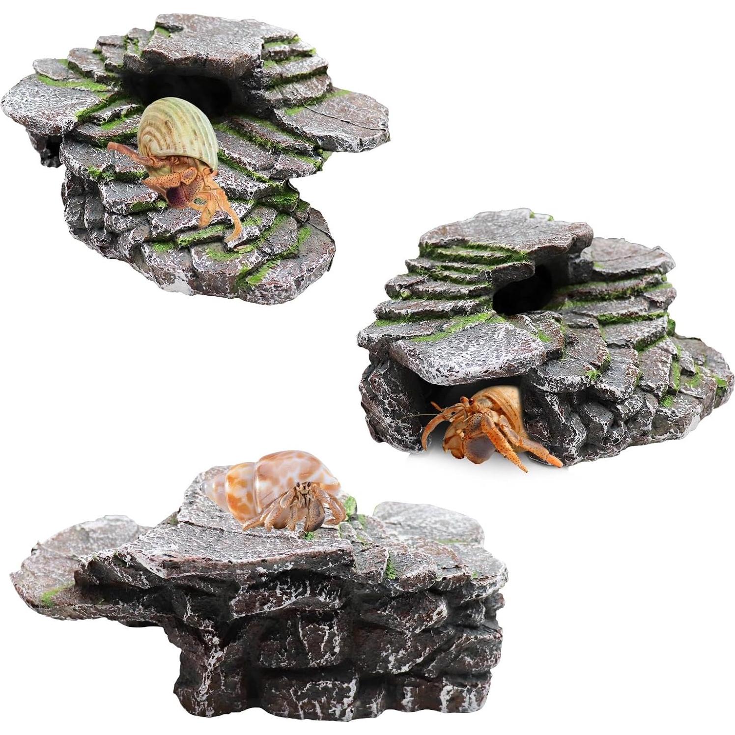 Escondite para Reptiles Neeenn 20x15x7.5cm Resina Ecológica