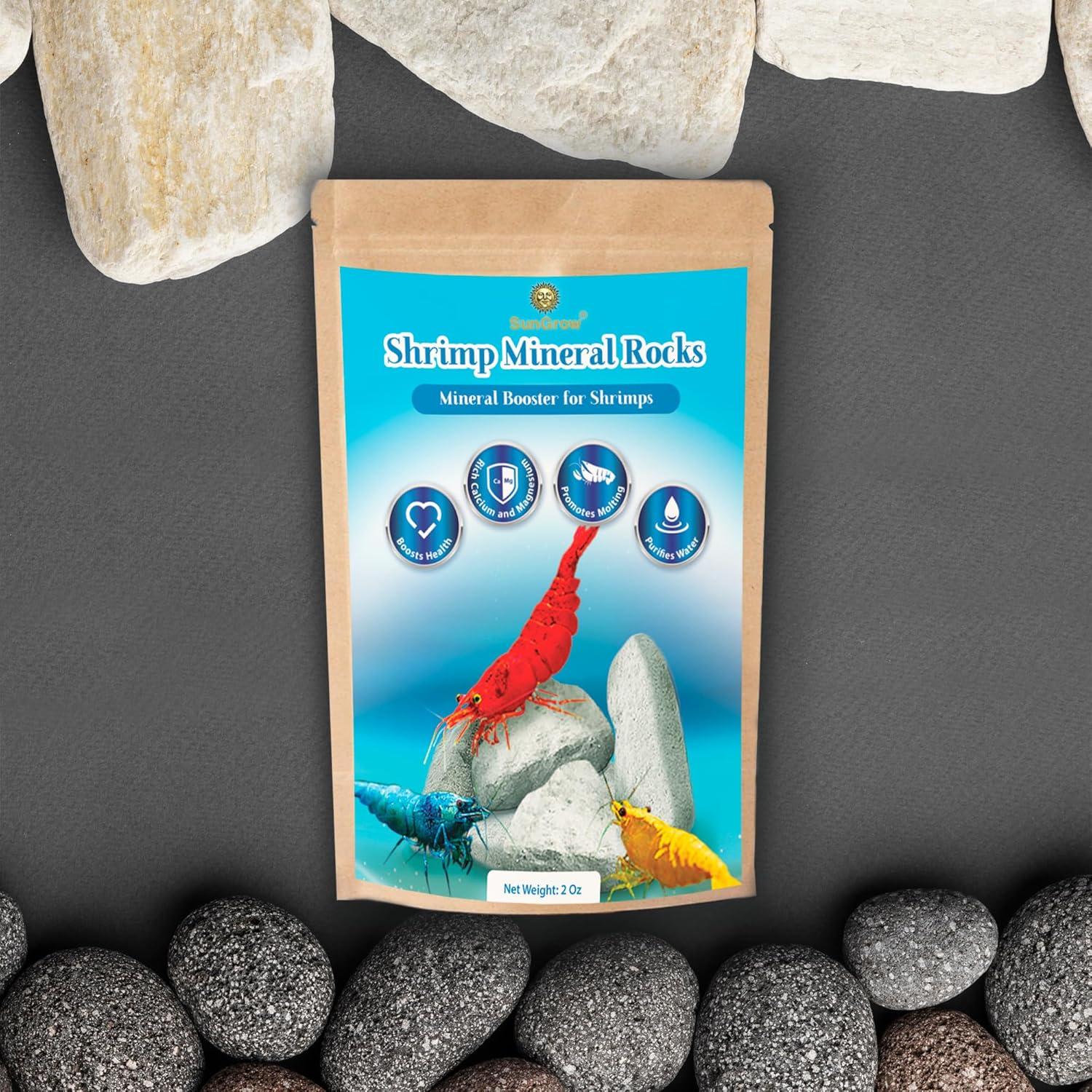 Rocas Minerales SunGrow para Acuarios 56.7g - Calcio y Magnesio