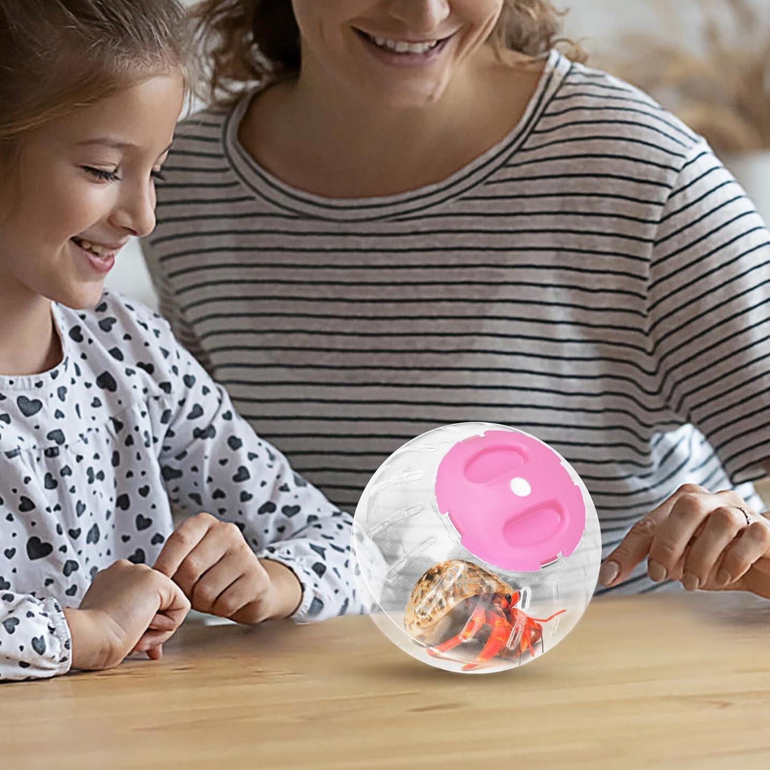 Bola de Juguete para Cangrejo Ermitaño U0U Rosa 9.95 cm