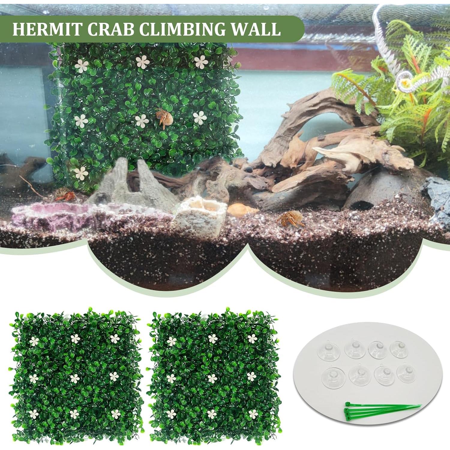 Alfombrilla de Césped Artificial YQSLBULKY 25.4x25.4 cm para Acuarios