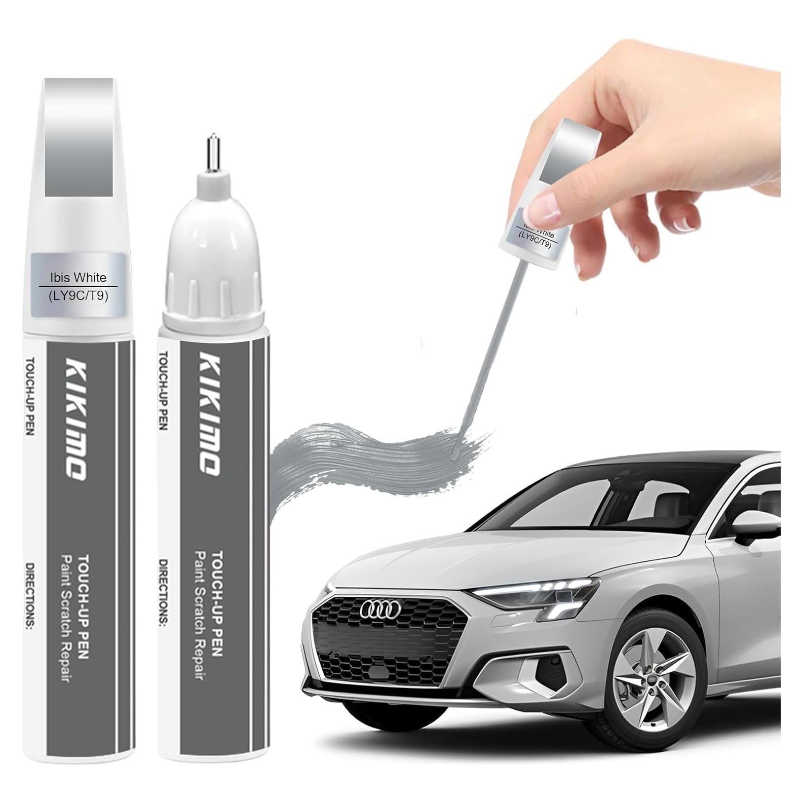 KIKIMO Pintura de Retoque para Audi A3 Blanco Ibis 12ml