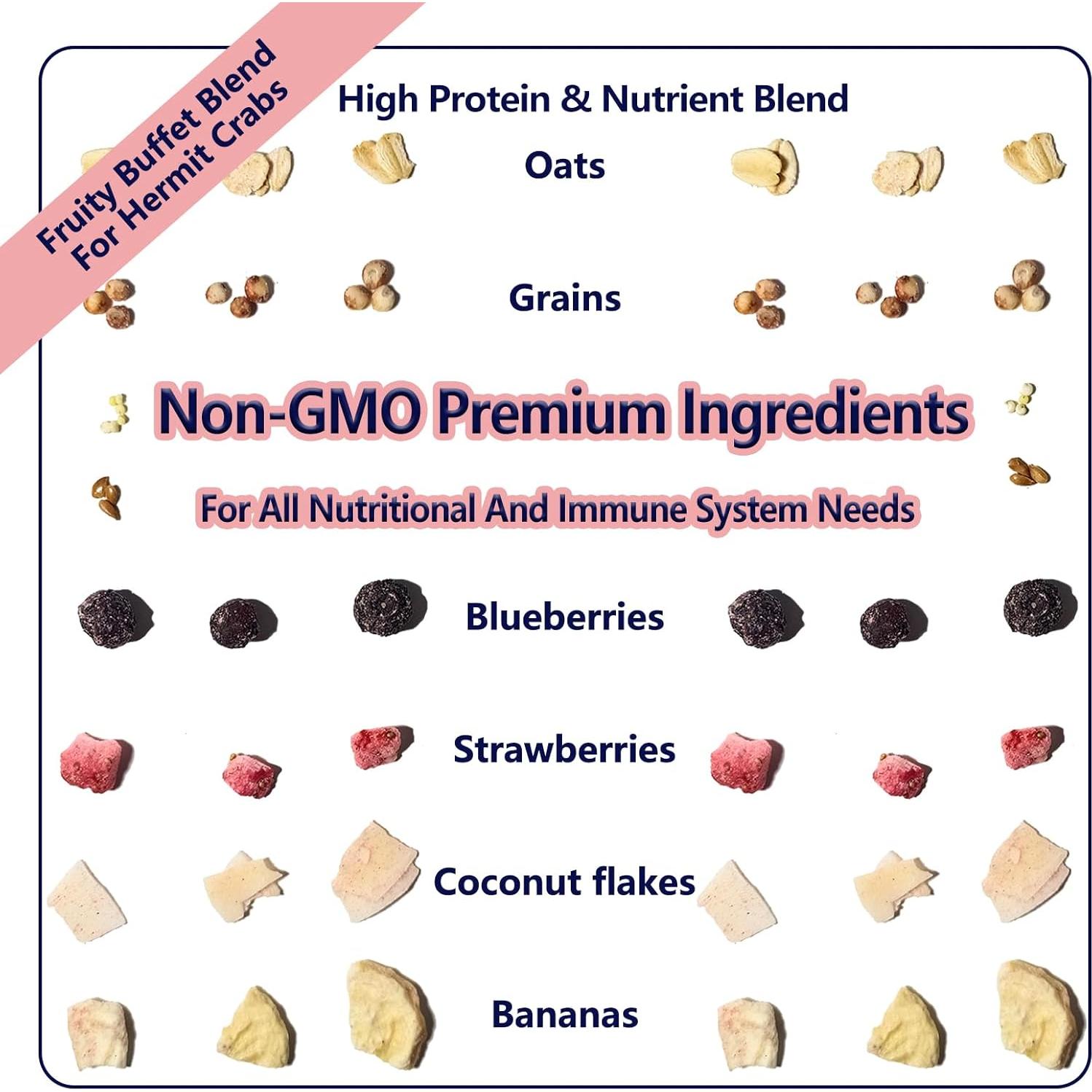 Comida Natural para Cangrejos Ermitaños JADINGSFARM 125 g