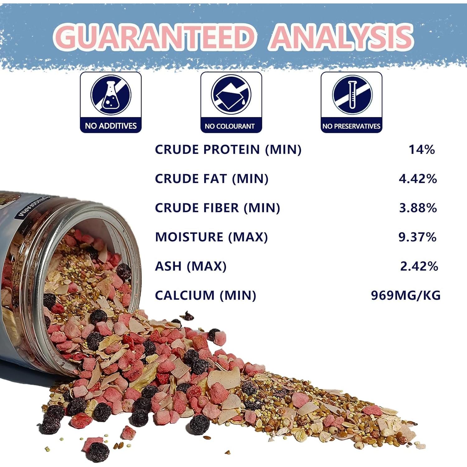 Comida Natural para Cangrejos Ermitaños JADINGSFARM 125 g