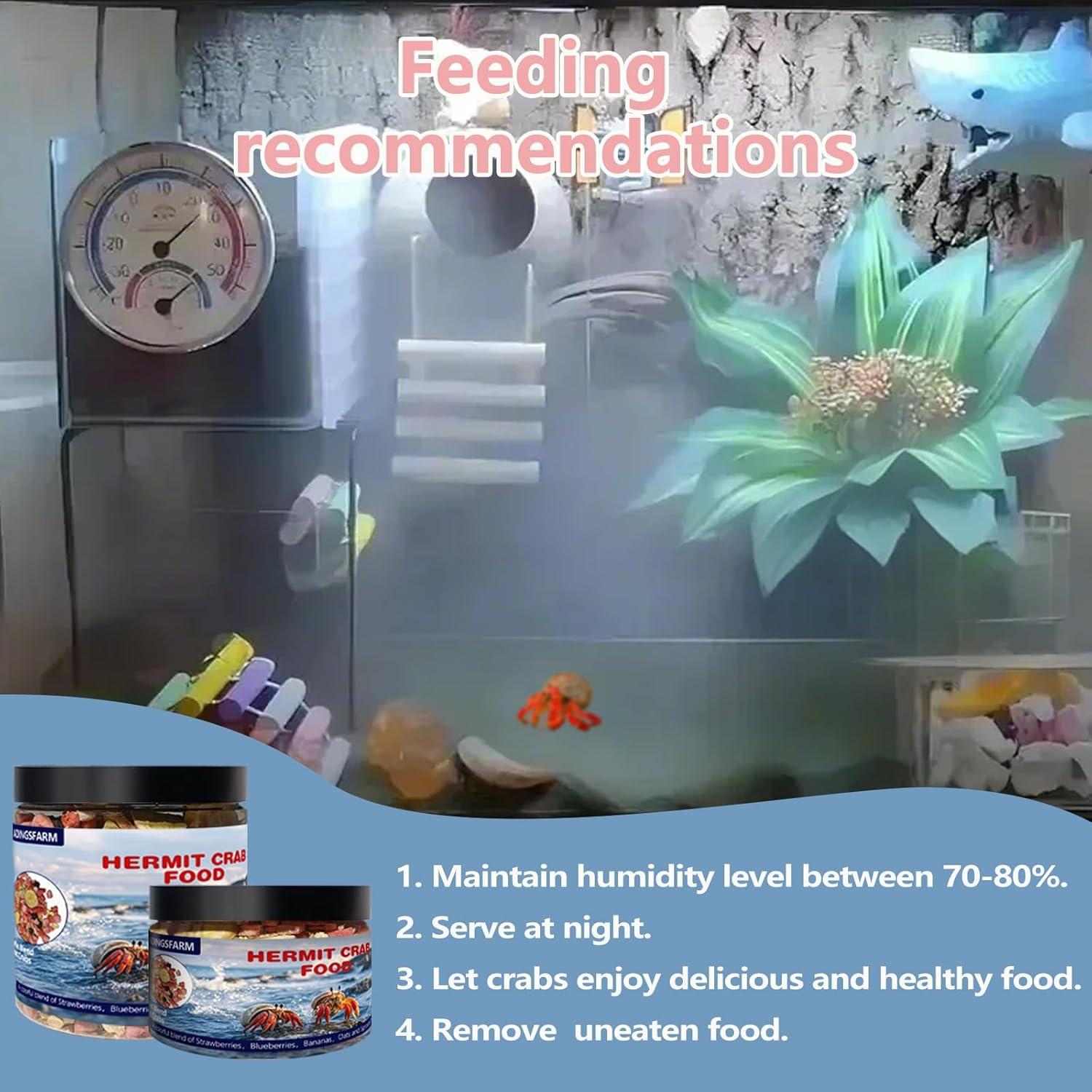 Comida Natural para Cangrejos Ermitaños JADINGSFARM 125 g