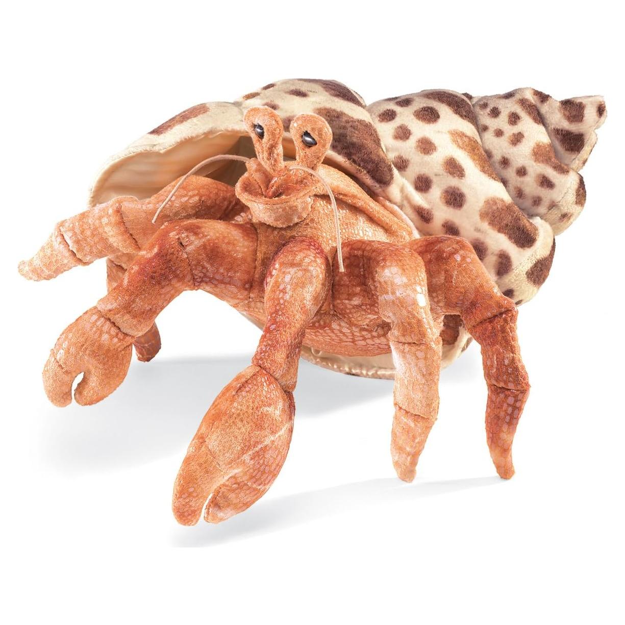 Títere de Cangrejo Ermitaño Folkmanis 33x23x28cm