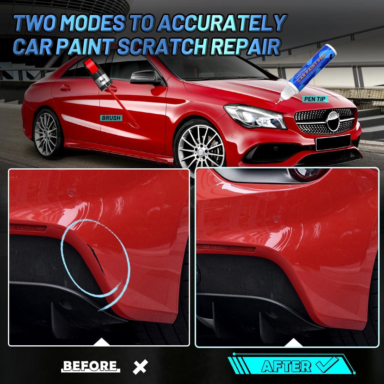 Pintura de Retoque Carsupro Rojo Perla 24ml + Barniz Brillante