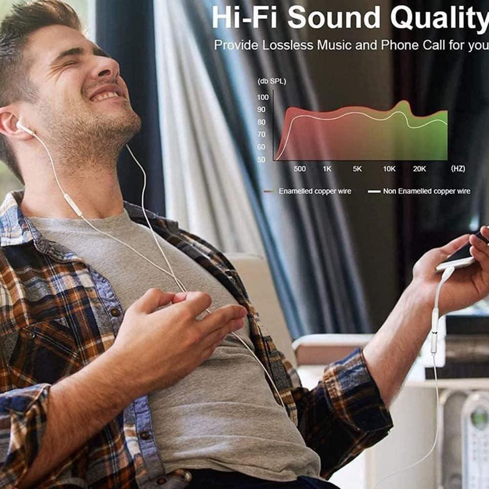 [Apple MFi Certified] 2 Pack for iPhone 3.5mm Headphones Adapter, Lightning to 3.5 mm Headphone/Earphone Jack Converter Audio Aux Dongle Compatible with iPhone 14 13 12 11 Pro XR XS Max X 8 7.