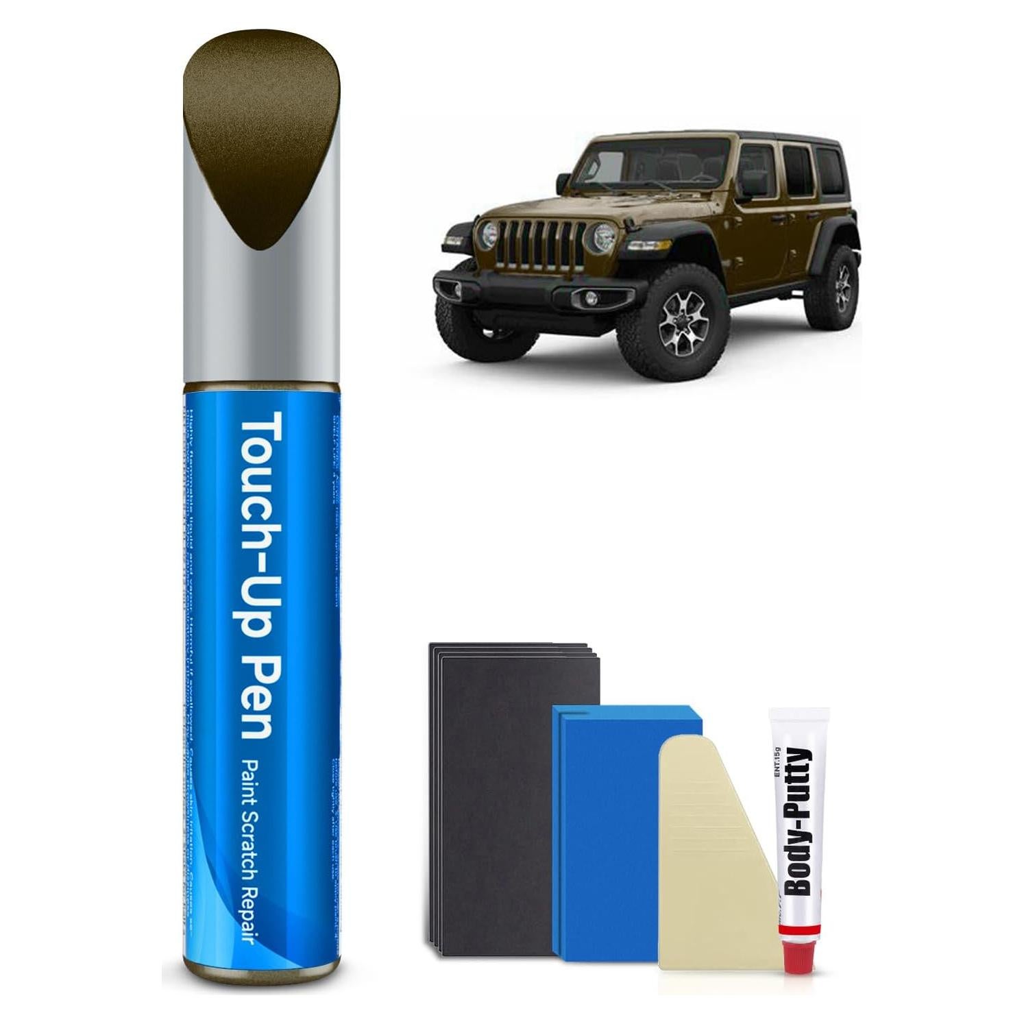 Kit de pintura de retoque RSACET Sarge Green para Jeep 11.8ml