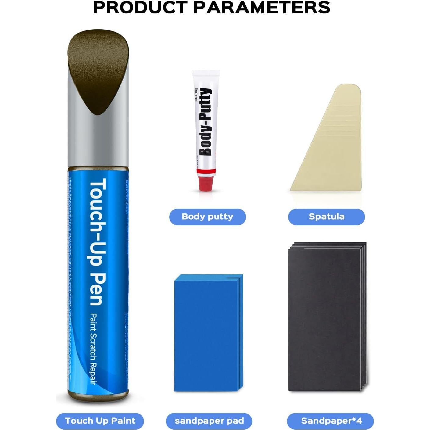 Kit de pintura de retoque RSACET Sarge Green para Jeep 11.8ml