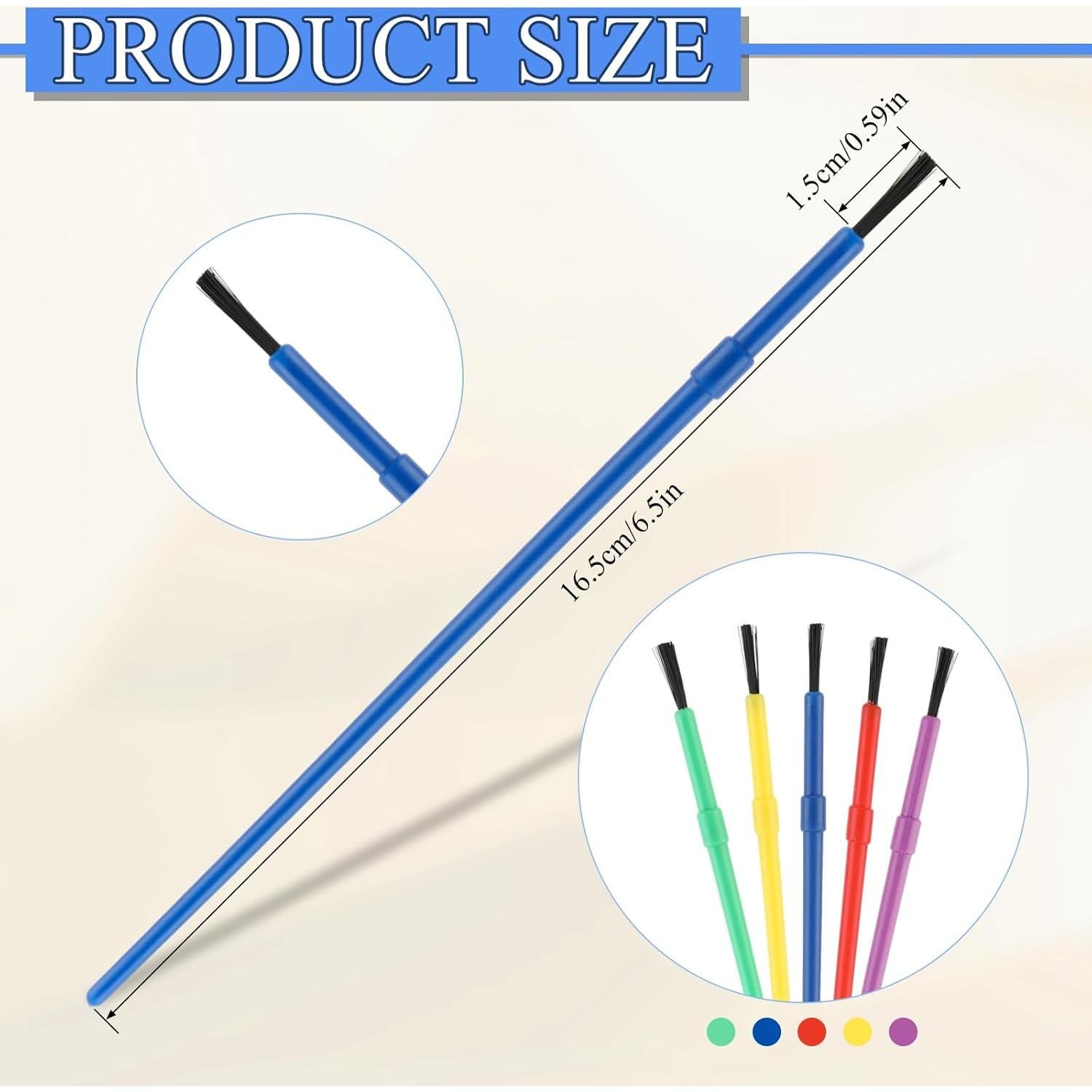 Set de 100 Pinceles de Pintura Prasacco para Niños 16.5cm