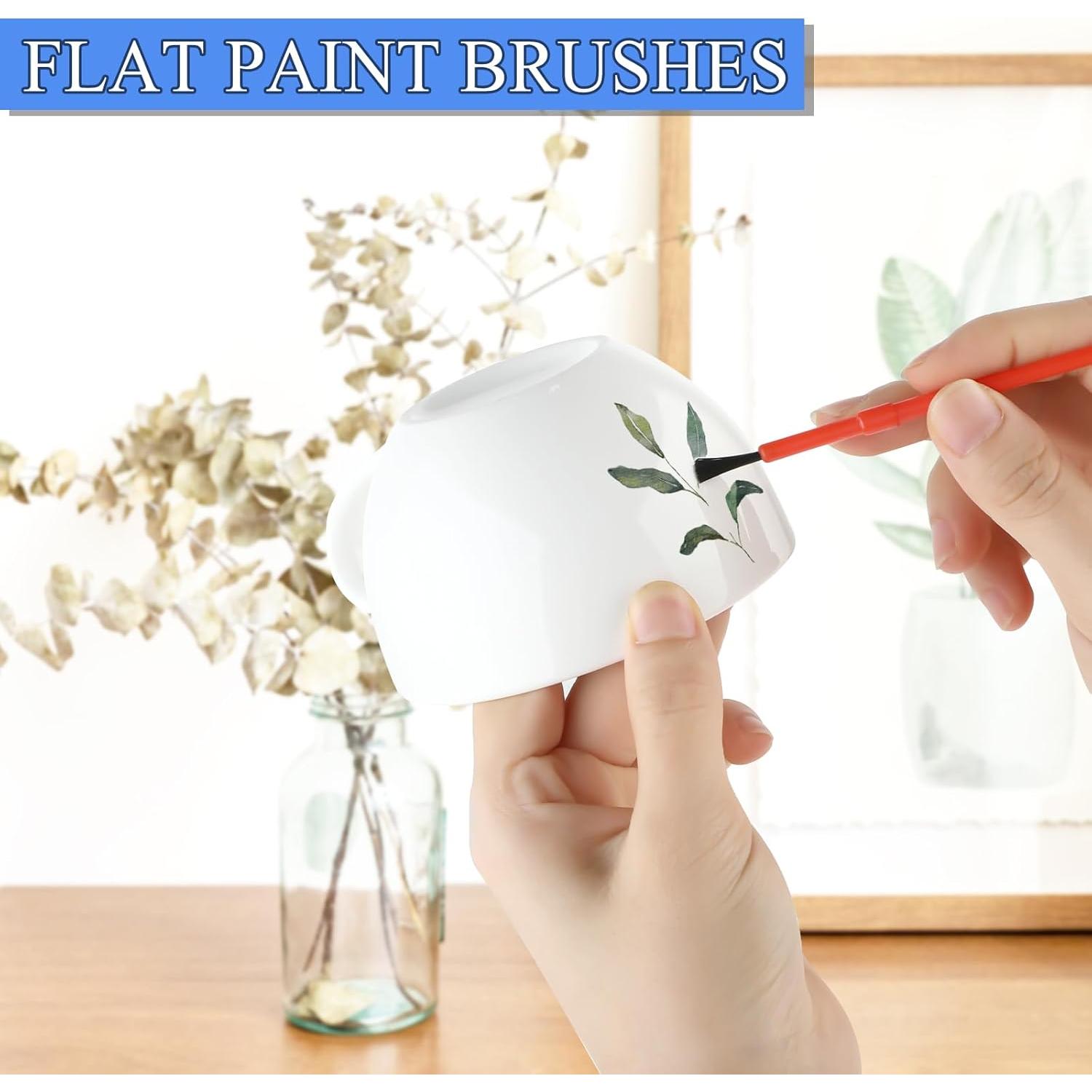 Set de 100 Pinceles de Pintura Prasacco para Niños 16.5cm