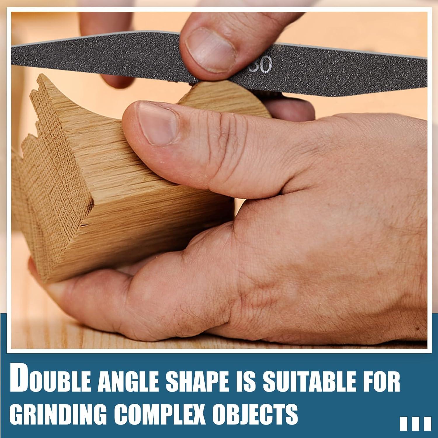 Palitos de Lijado Honoson 70 Pcs Doble Ángulo Granos Mixtos