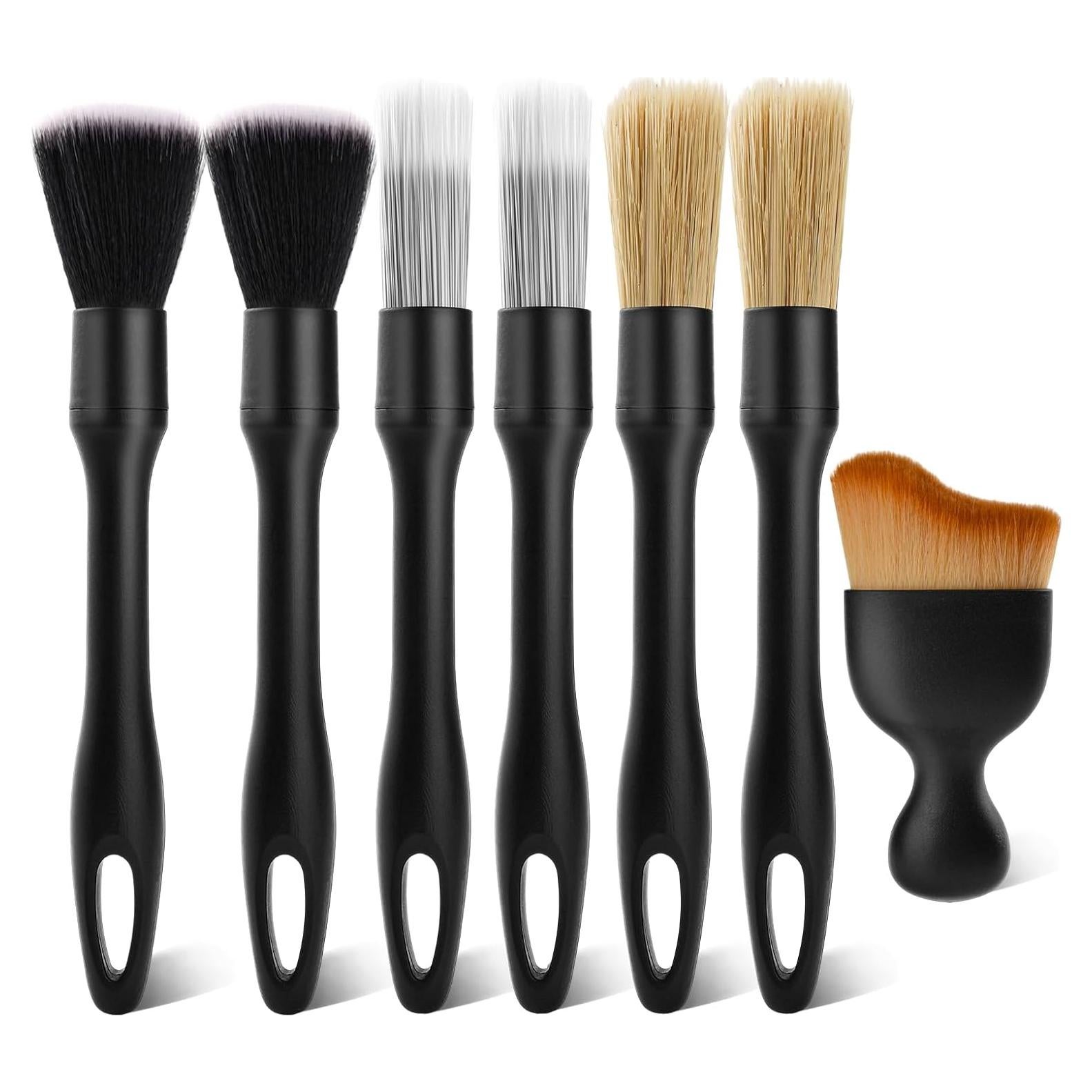 Kit de Cepillos para Detalle de Automóviles JsqFogey 7 Piezas