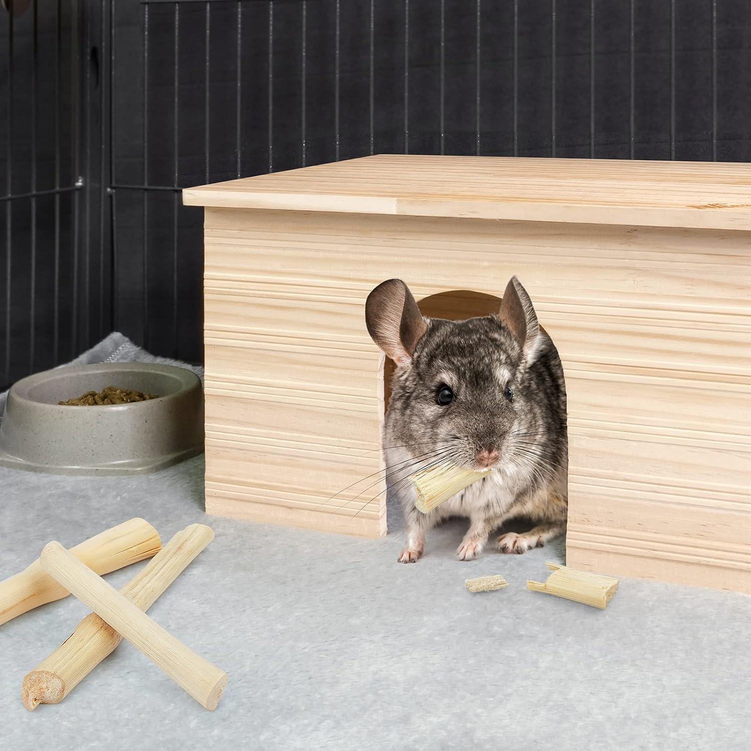 Juguetes de Masticar Niteangel de Bambú Natural para Mascotas