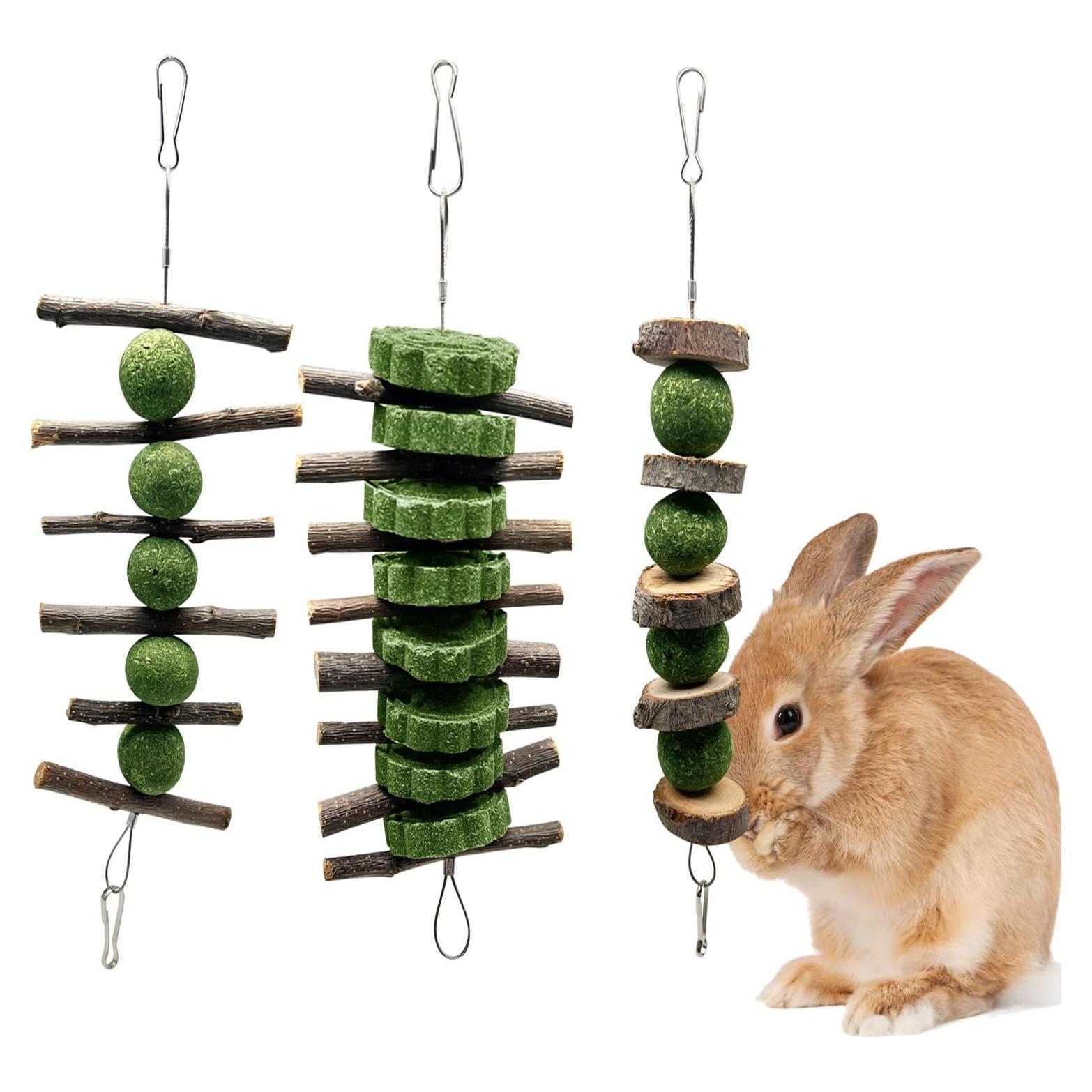 Juguetes de Masticación para Conejos BallHull - 3 Piezas