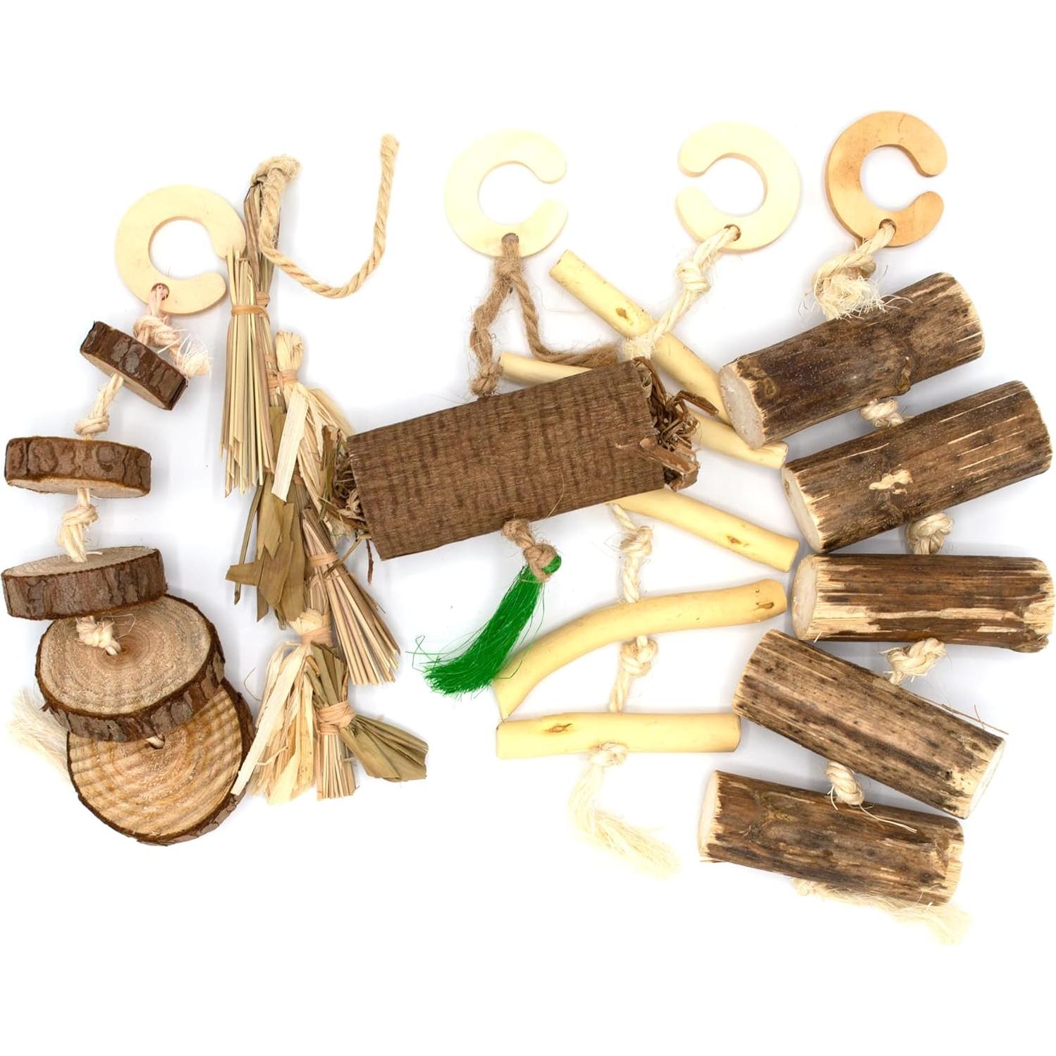 Paquete de Fiesta Natural Oxbow para Conejos y Cobayas - 5 Juguetes