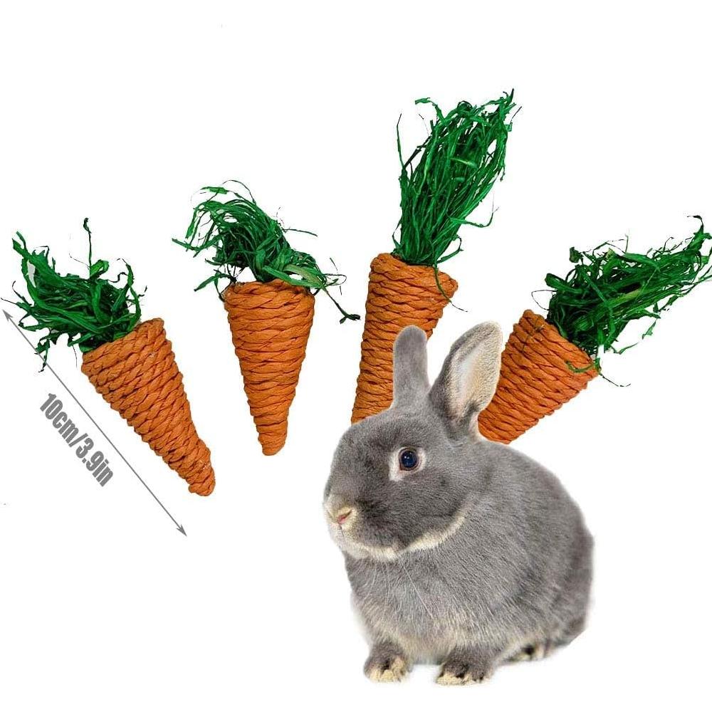 Hamiledyi Alfombra de Actividad para Conejos 30x30 cm