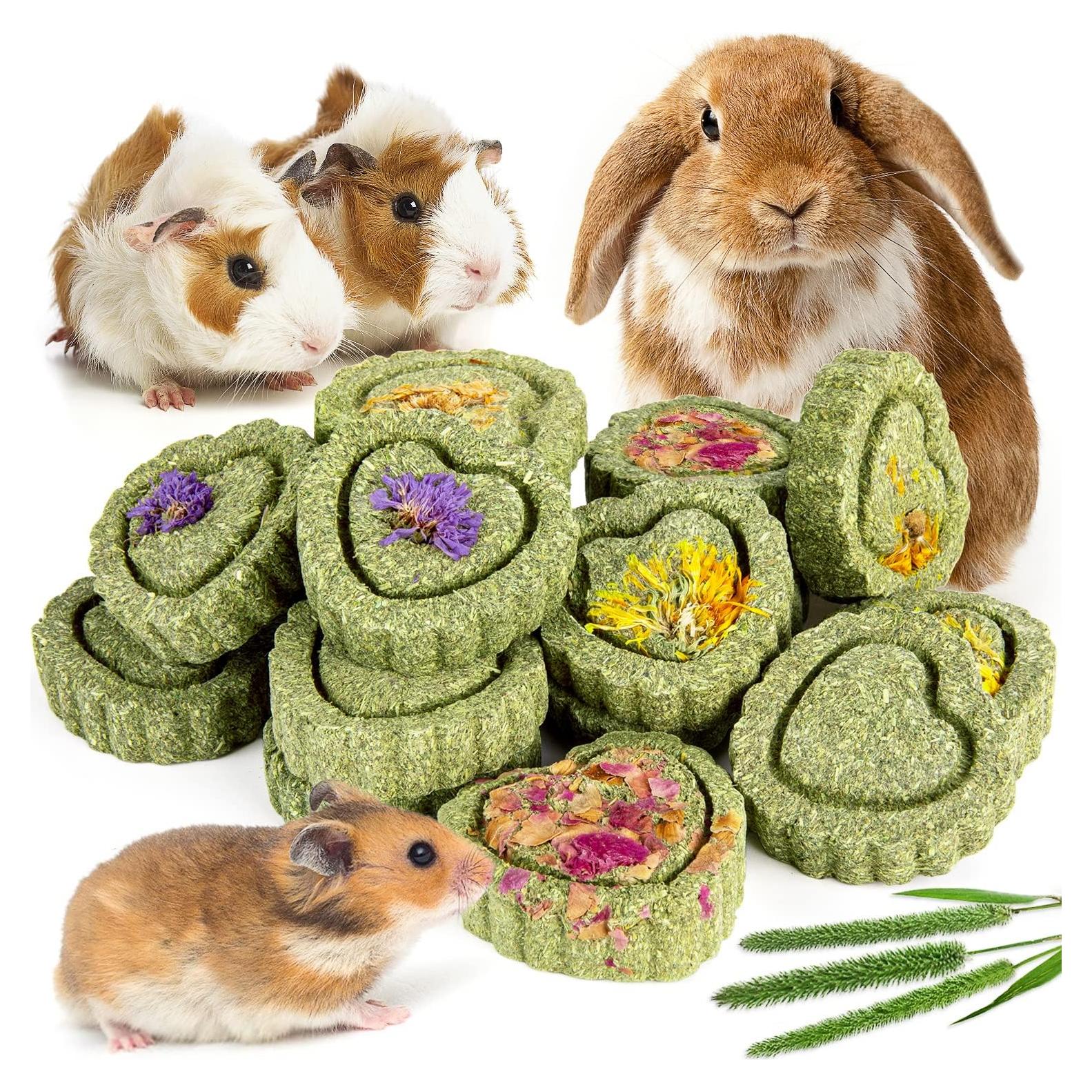 Golosinas de Heno Timothy Sofier 12 Piezas para Conejos