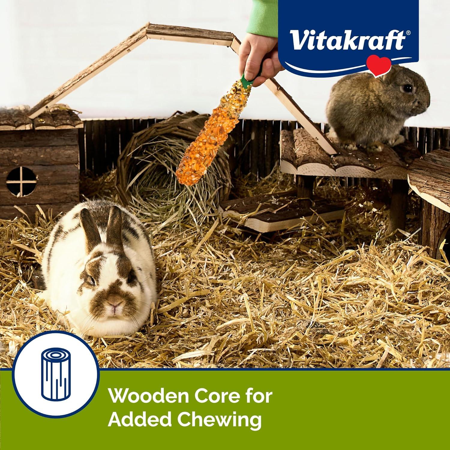 Vitakraft Crunch Sticks Galletas para Conejos - Zanahoria y Miel