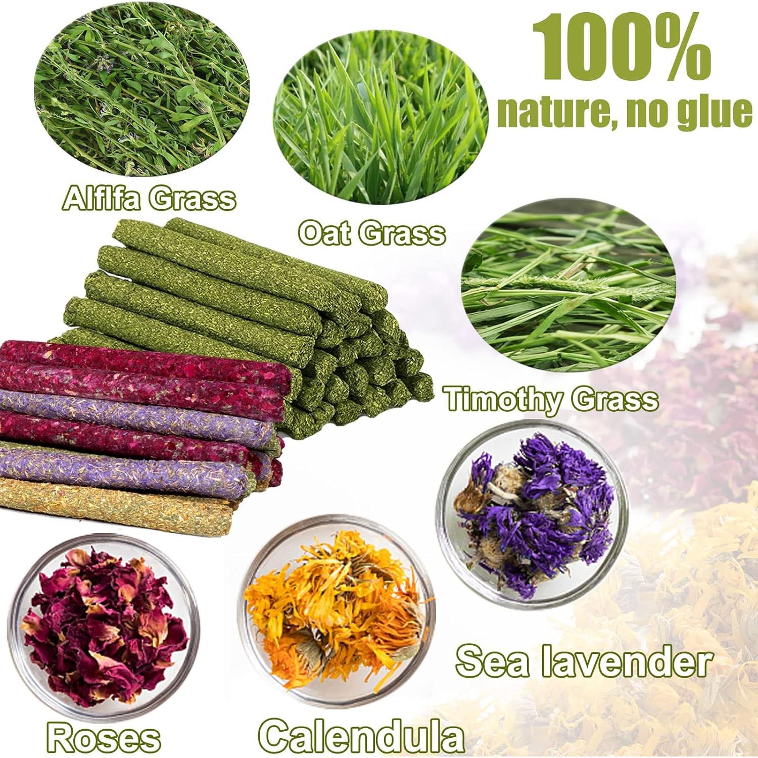 68 Juguetes para Roer Conejos AKLHLKK - Heno Timothy Natural