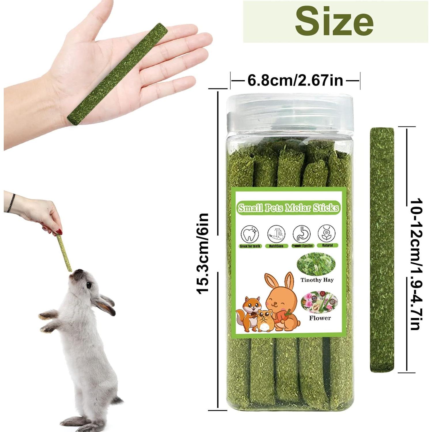 68 Juguetes para Roer Conejos AKLHLKK - Heno Timothy Natural