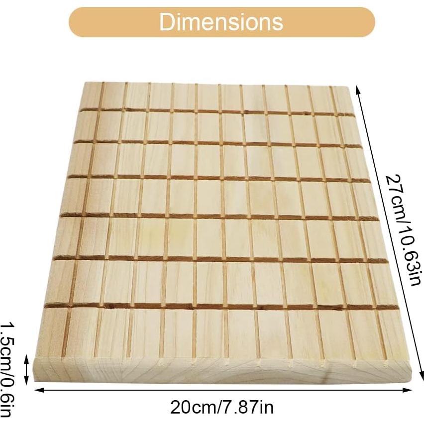Tablero de Rasguño para Conejos Litewood 27x20 cm Madera Natural