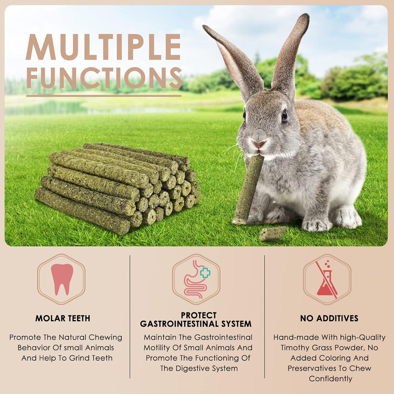 Palitos Masticables de Heno Timothy Bissap 38PCS 283g