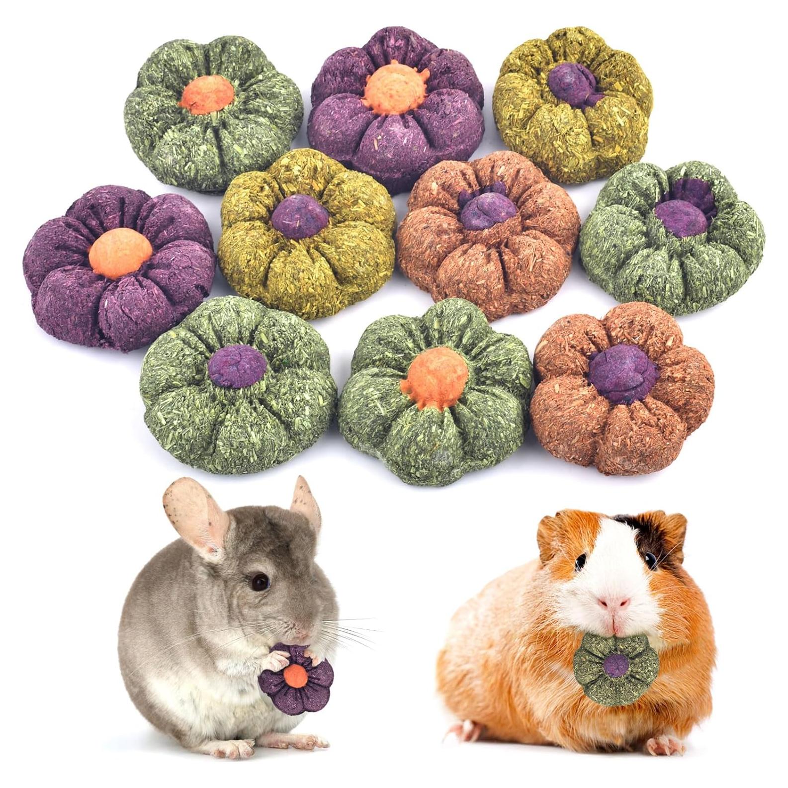 Juguetes Masticables ERKOON para Conejos y Pequeños 10PCS