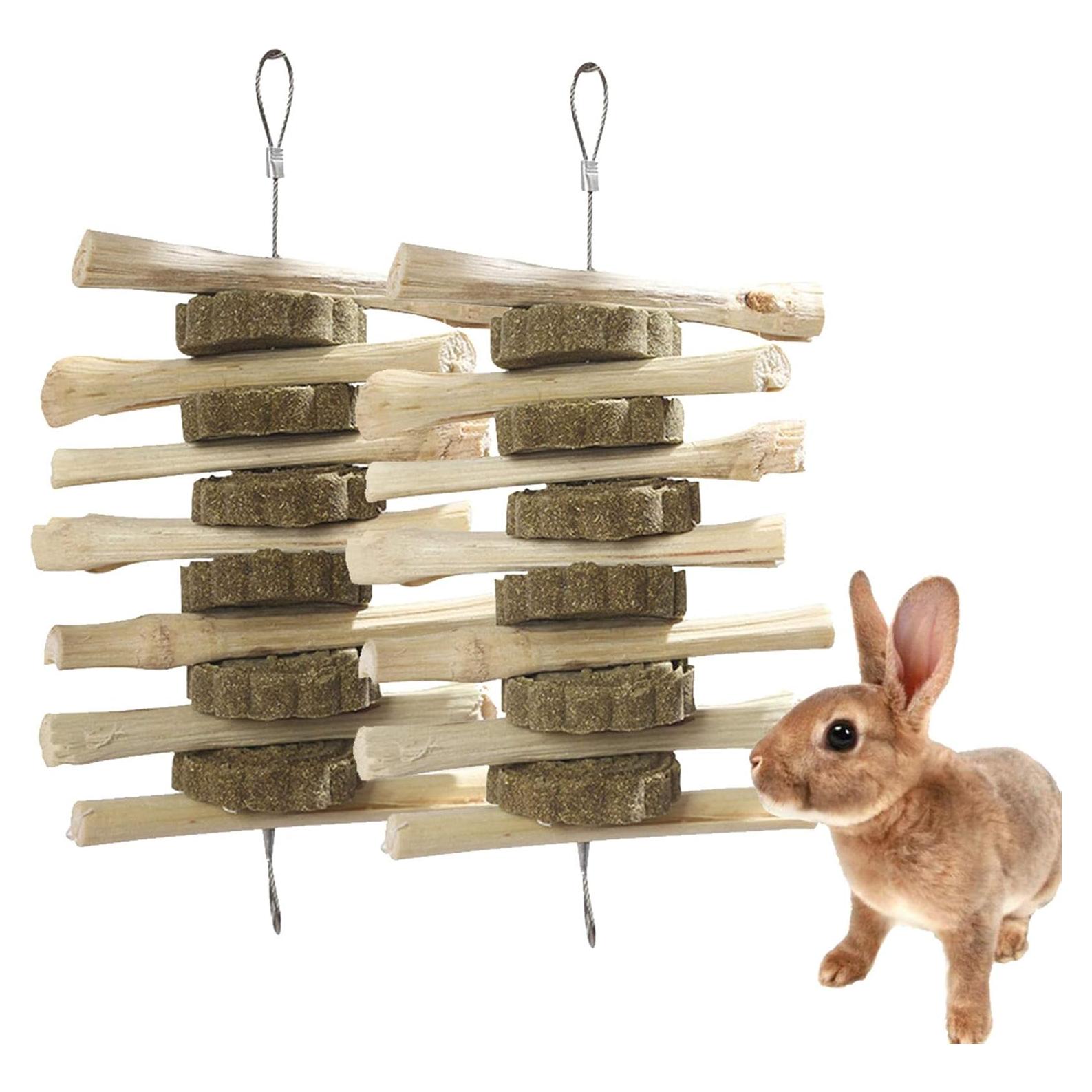 Golosinas Naturales para Conejos y Chinchillas Kathson - 2 Paquetes