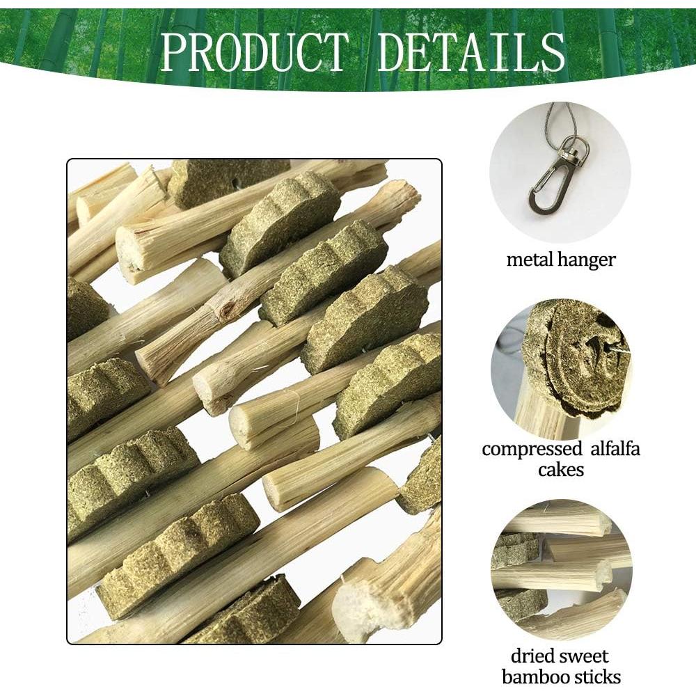 Golosinas Naturales para Conejos y Chinchillas Kathson - 2 Paquetes