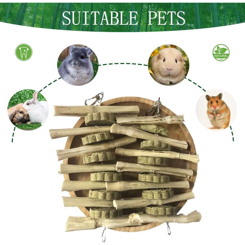 Golosinas Naturales para Conejos y Chinchillas Kathson - 2 Paquetes