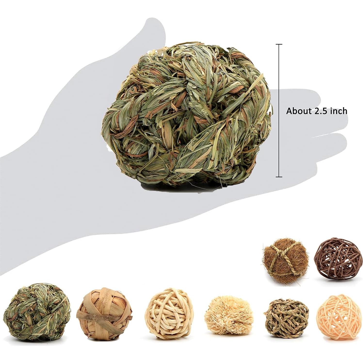 Juguetes de Actividad para Animales Pequeños Youngever - 8 Bolas Masticables