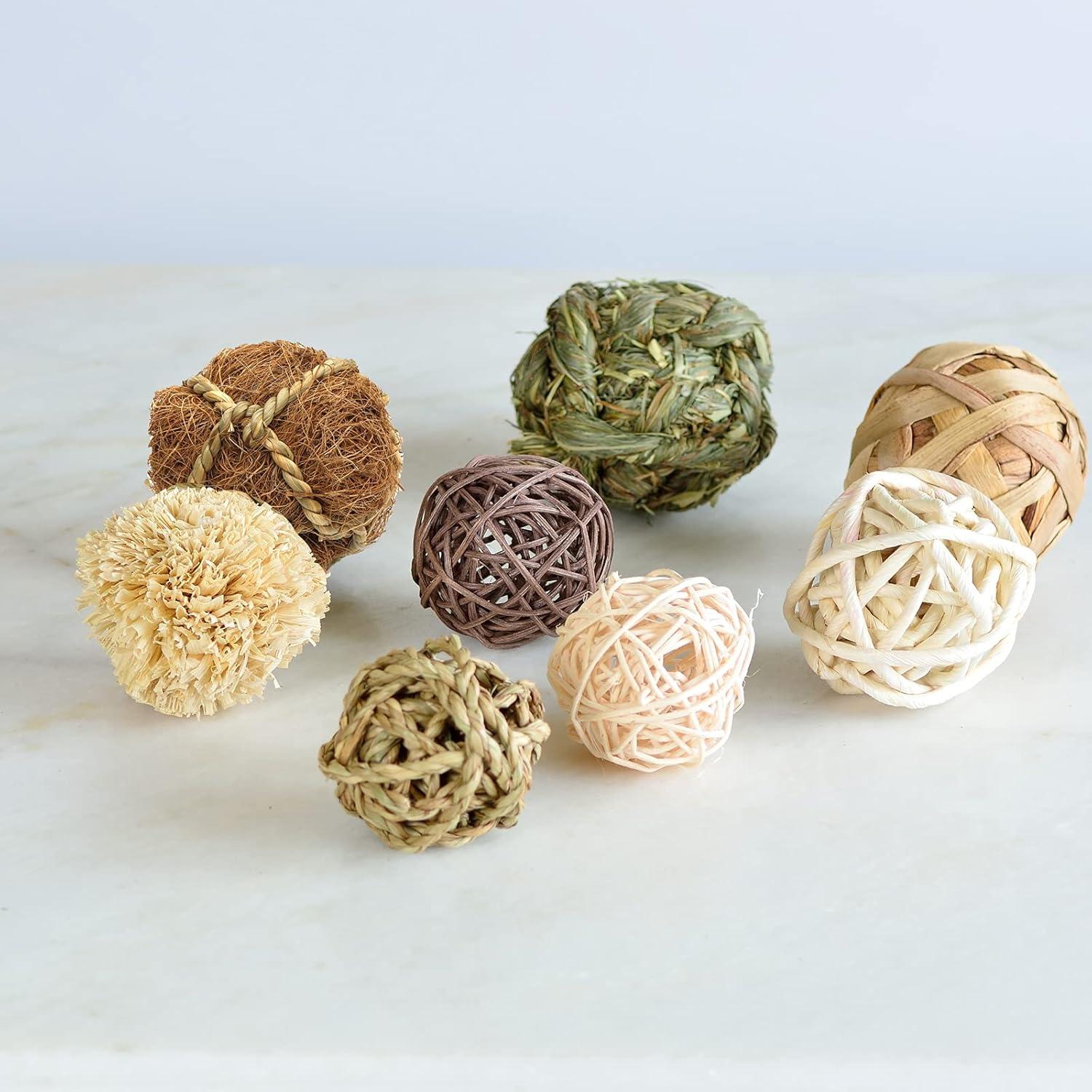 Juguetes de Actividad para Animales Pequeños Youngever - 8 Bolas Masticables