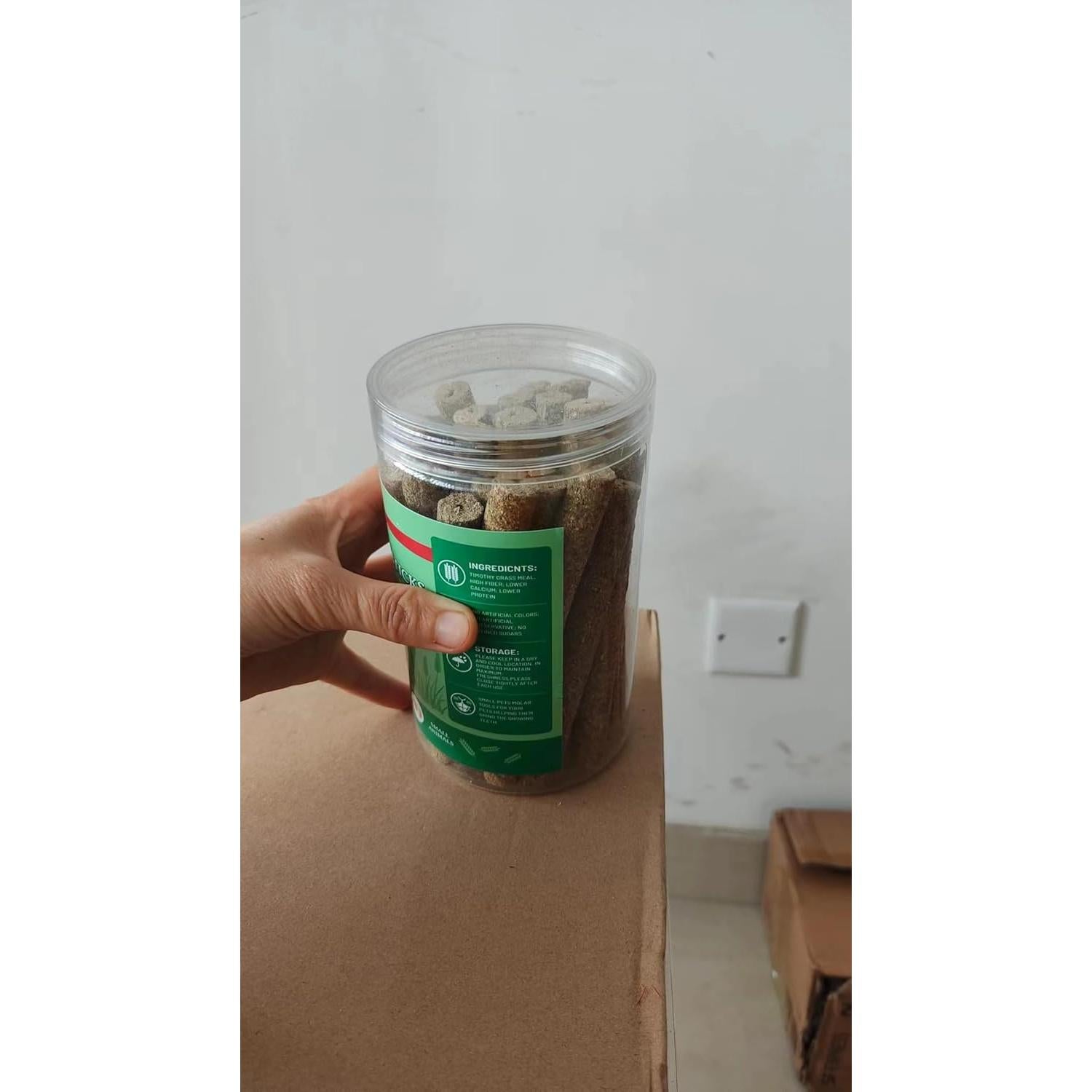 Palitos de Heno Timothy BBjinronjy 40 Pcs para Conejos y Roedores