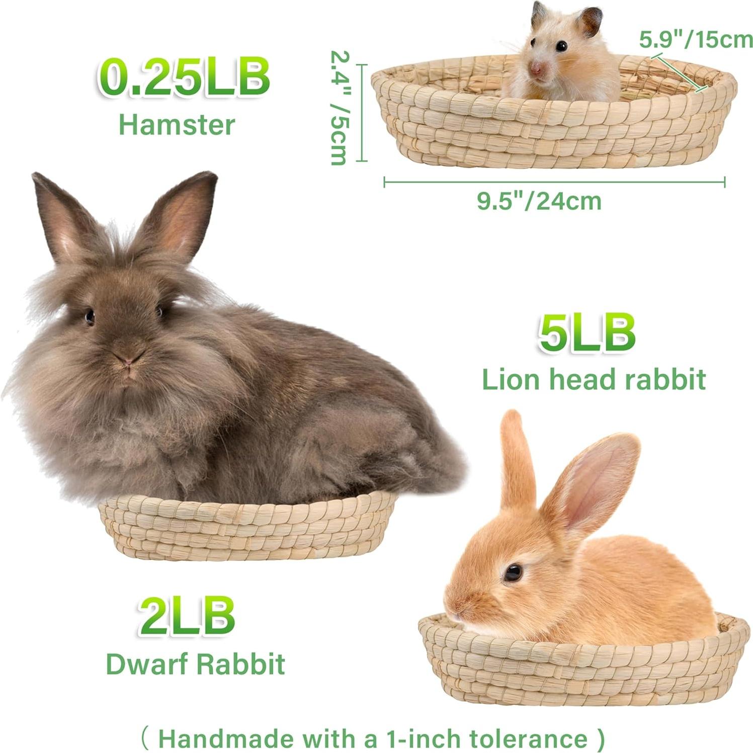 Juguetes para Conejos Wookiwuki 13 Piezas Naturales