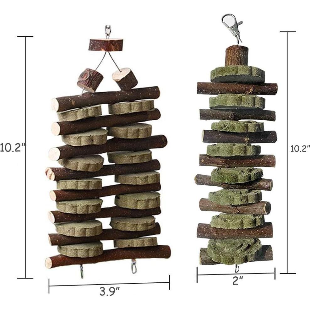 Juguete de Masticar Hamiledyi para Conejos y Roedores - Orgánico