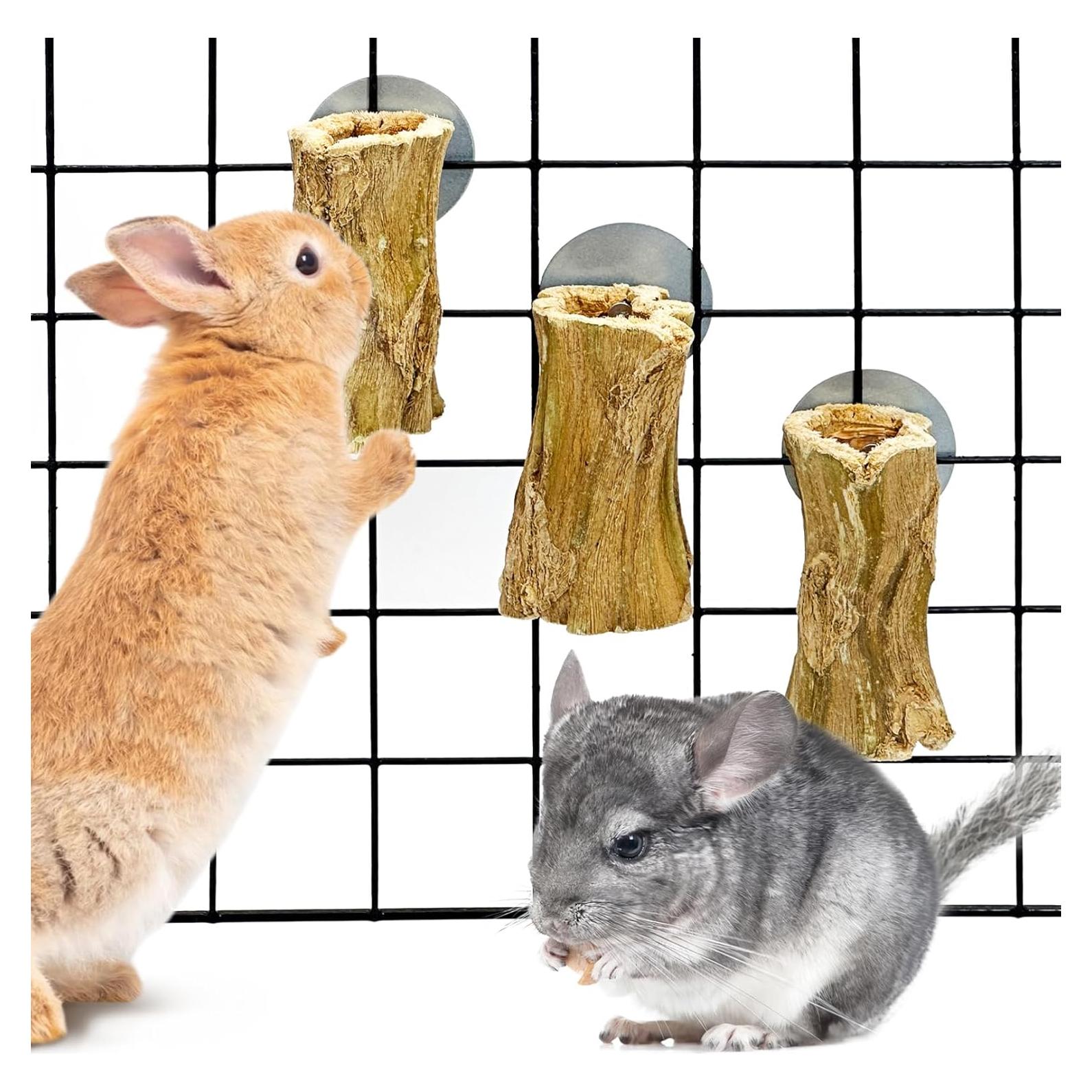 Juguetes para Masticar Fhiny de Madera de Papaya 3 PCS