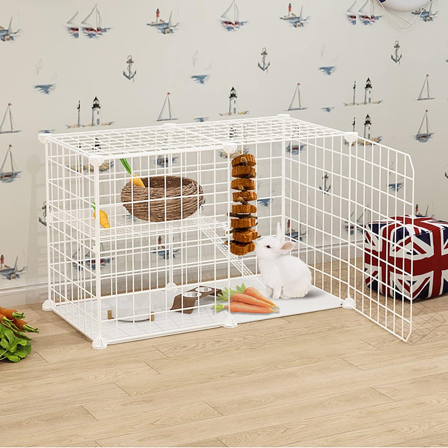 Juguetes Masticables para Conejos MUYG - 4 Paquetes de Zanahoria