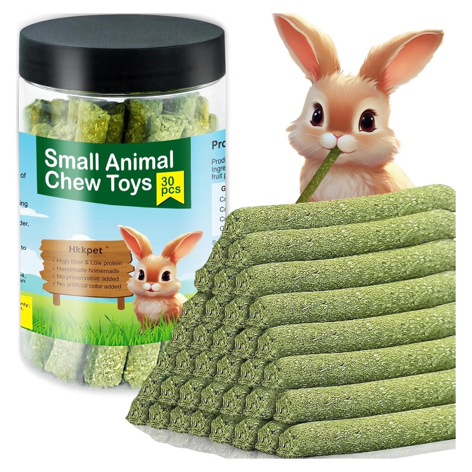 Palitos de Heno Timothy Hkkpet 30 Unidades para Mascotas