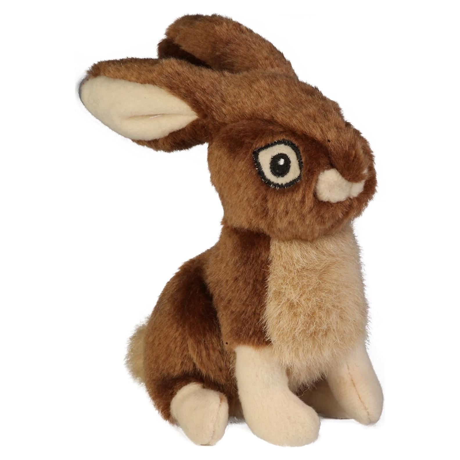 Juguete de Peluche Squeaky goDog Fauna Conejo Grande Marrón