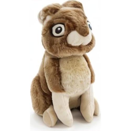 Juguete de Peluche Squeaky goDog Fauna Conejo Grande Marrón