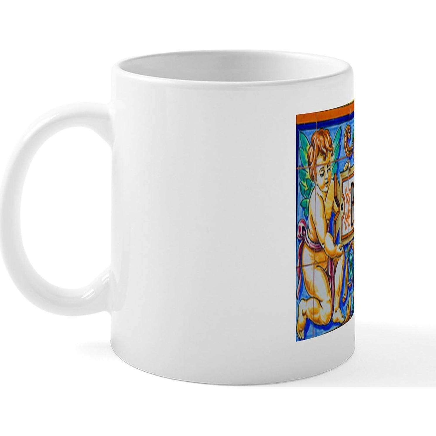 Taza de Cerámica CafePress Mosaica de Barcelona 325 ml