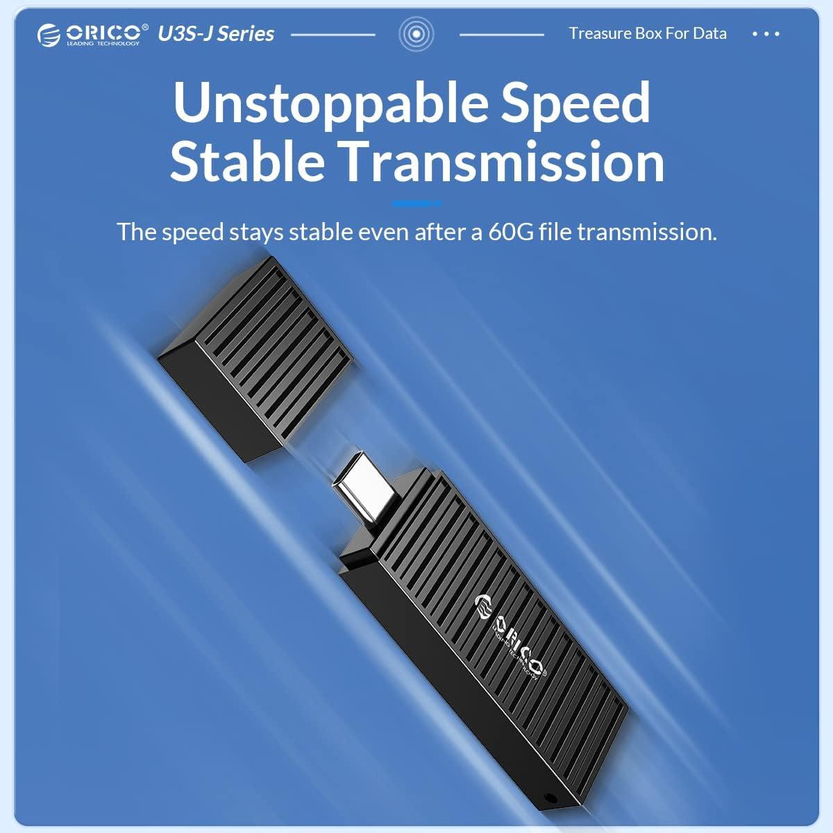 ORICO Unidad Flash USB 3.0 64GB 260MB/s con Llavero