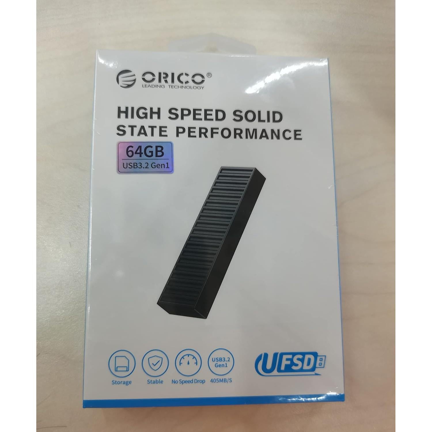 ORICO Unidad Flash USB 3.0 64GB 260MB/s con Llavero