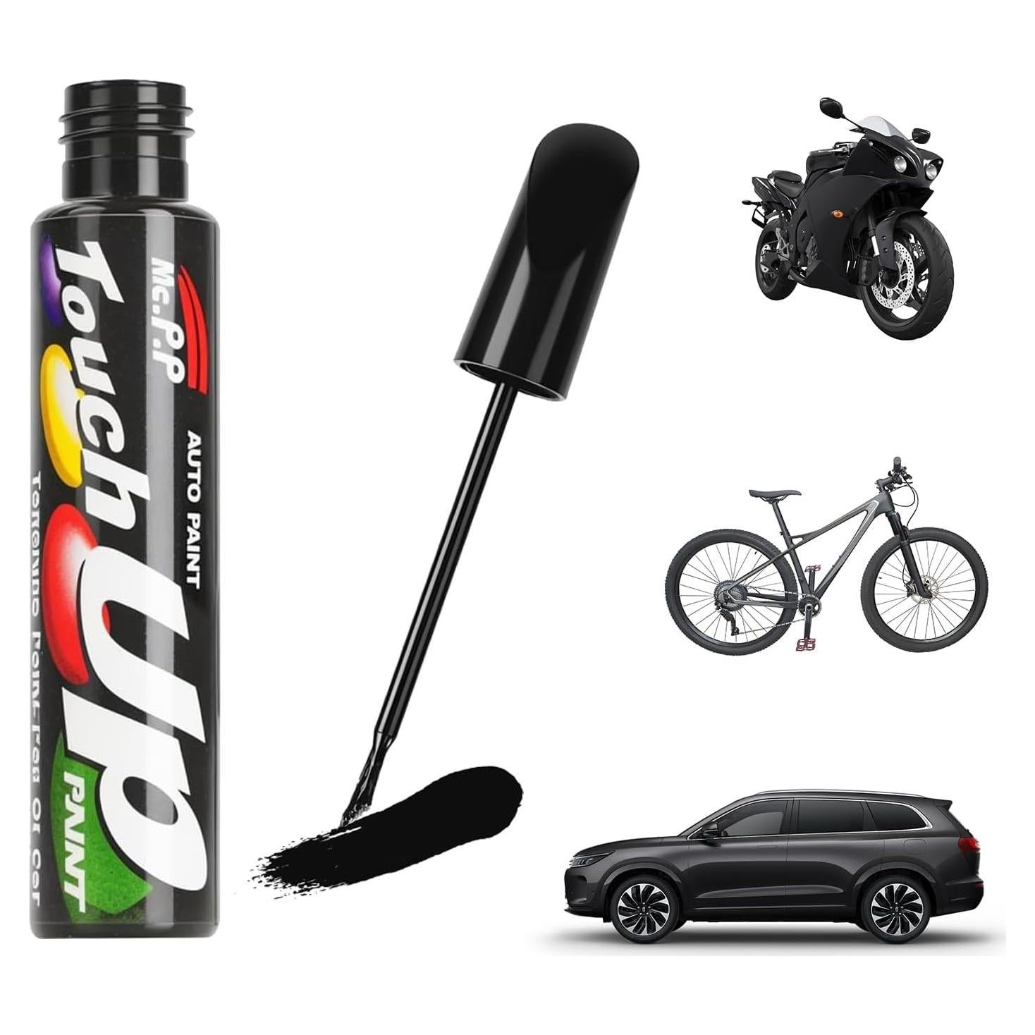 Pintura de Retoque Negra YONXEM 11.83ml Secado Rápido