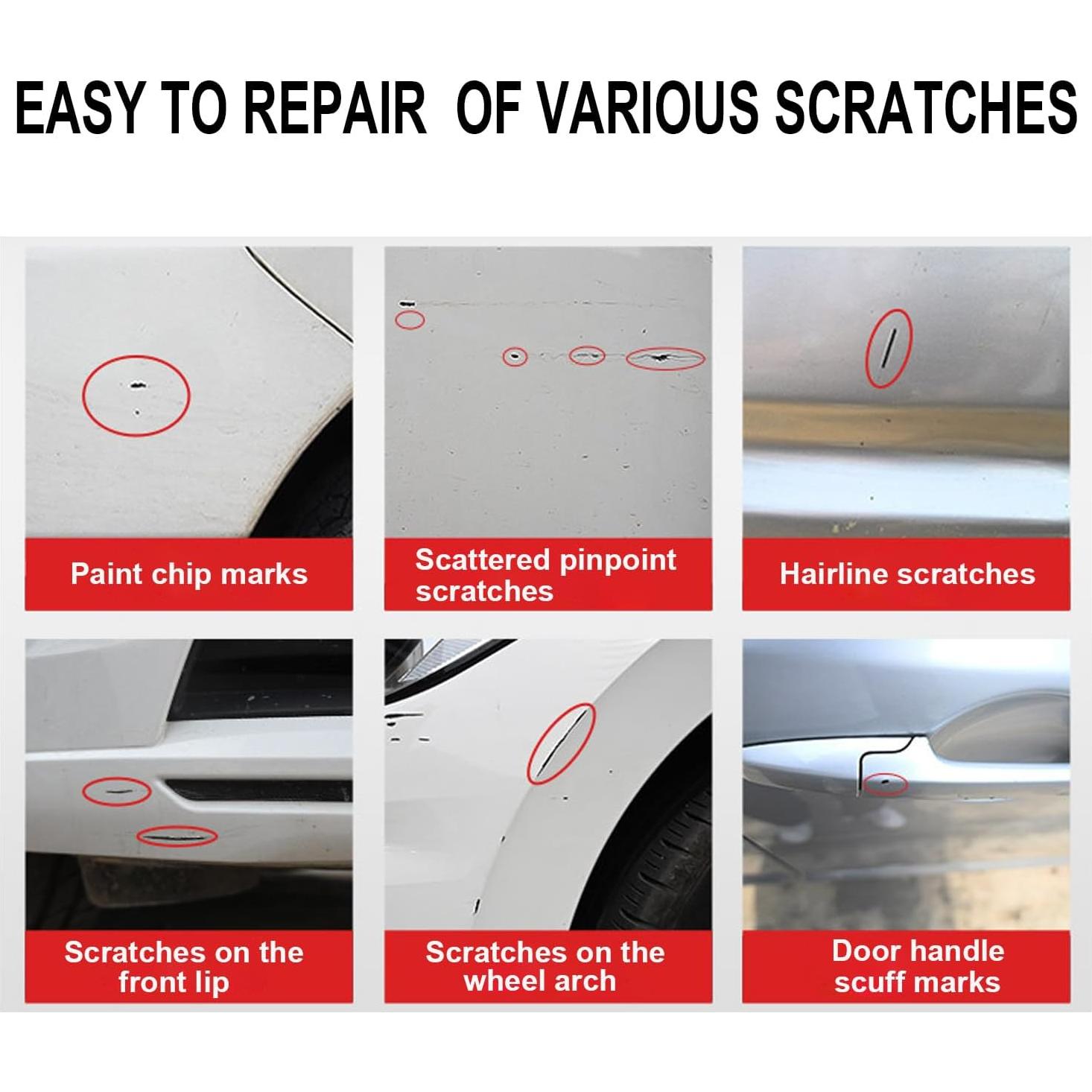 Pintura de Retoque Negra YONXEM 11.83ml Secado Rápido