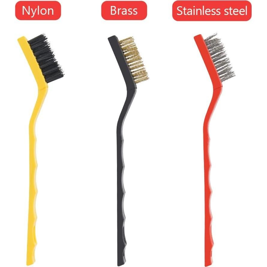 Juego de cepillos de detallado Pulwury 9 piezas para auto