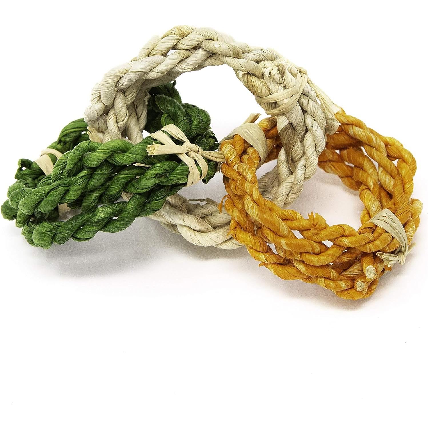 Anillos Torcidos Oxbow para Conejos y Cobayas - Juguetes Enriquecidos